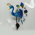 thumbnail image 1 of Estatua de pavo real, turbina eólica, lámpara Solar, decoración artística, estatuilla de Animal, escultura decorativa para jardín al aire libre, 1 of 5