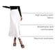thumbnail image 4 of Falda PRETTYGARDEN 2025 Otoño Cintura Alta Línea A Blanca Talla L, 4 of 7