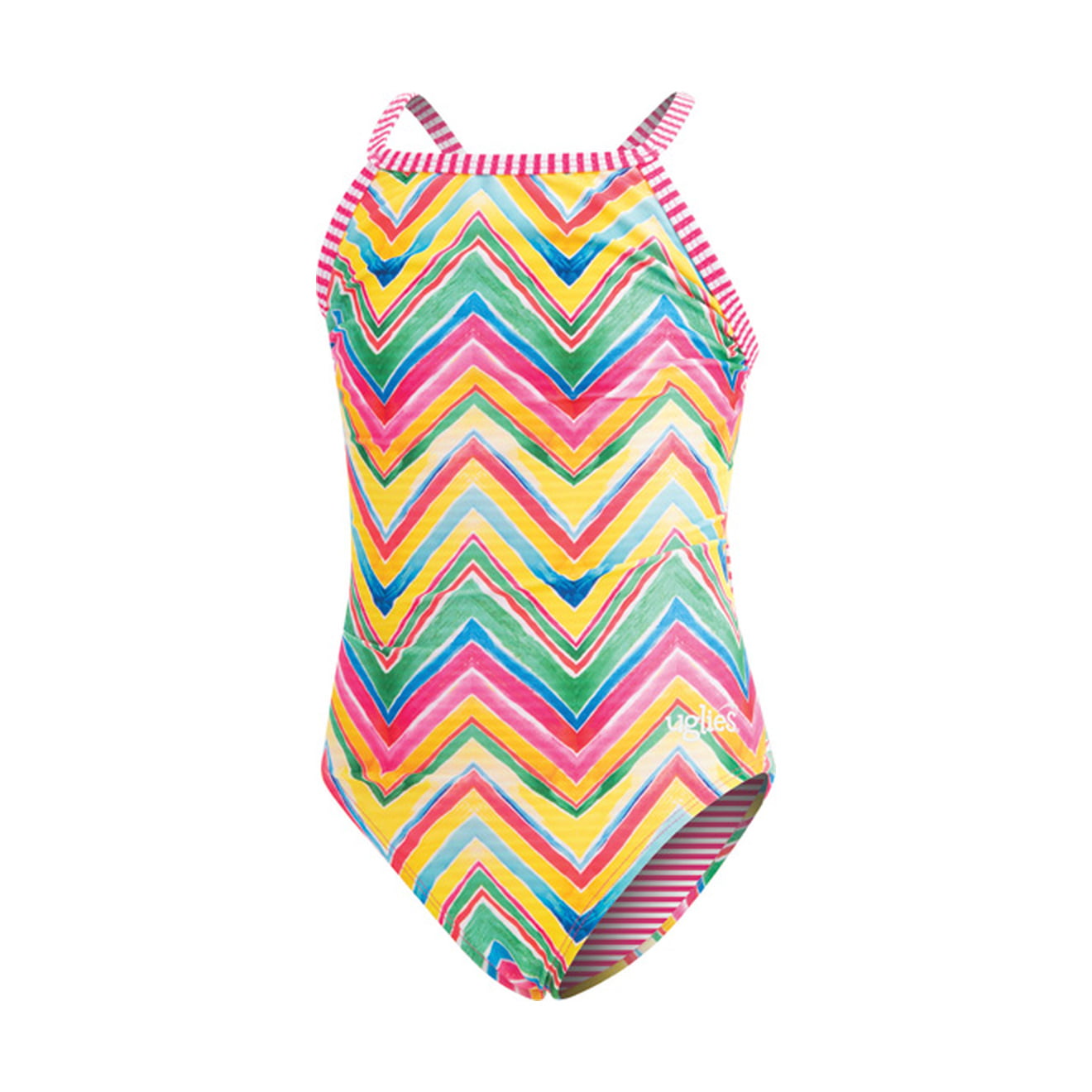 Dolfin Girl's Uglies Rainbow Delite Swimsuit Rainbow Delite Size 14 ...