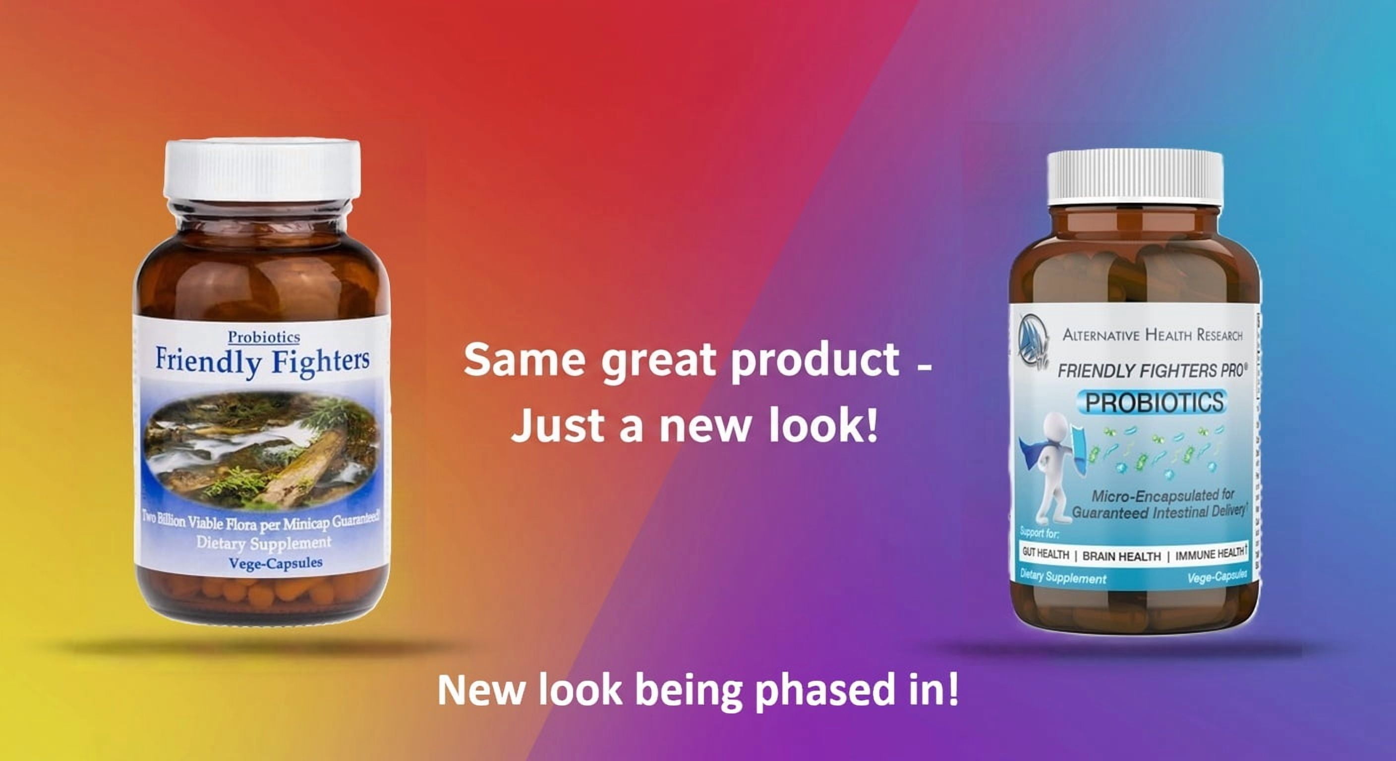 Friendly Fighters Pro® Probiotic | 3 Month Supply | 90 Vege-Capsules | Men, Women, and Children | Digestive and Immune Health Micro-Encapsulated for Guaranteed Delivery to The Intestines