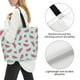 thumbnail image 3 of Balery Watermelon Bolsa Tote Estilo Estético con Cremalleras, Bolsa de Hombro, Bolsa de Compras Grande y Plegable, 3 of 8