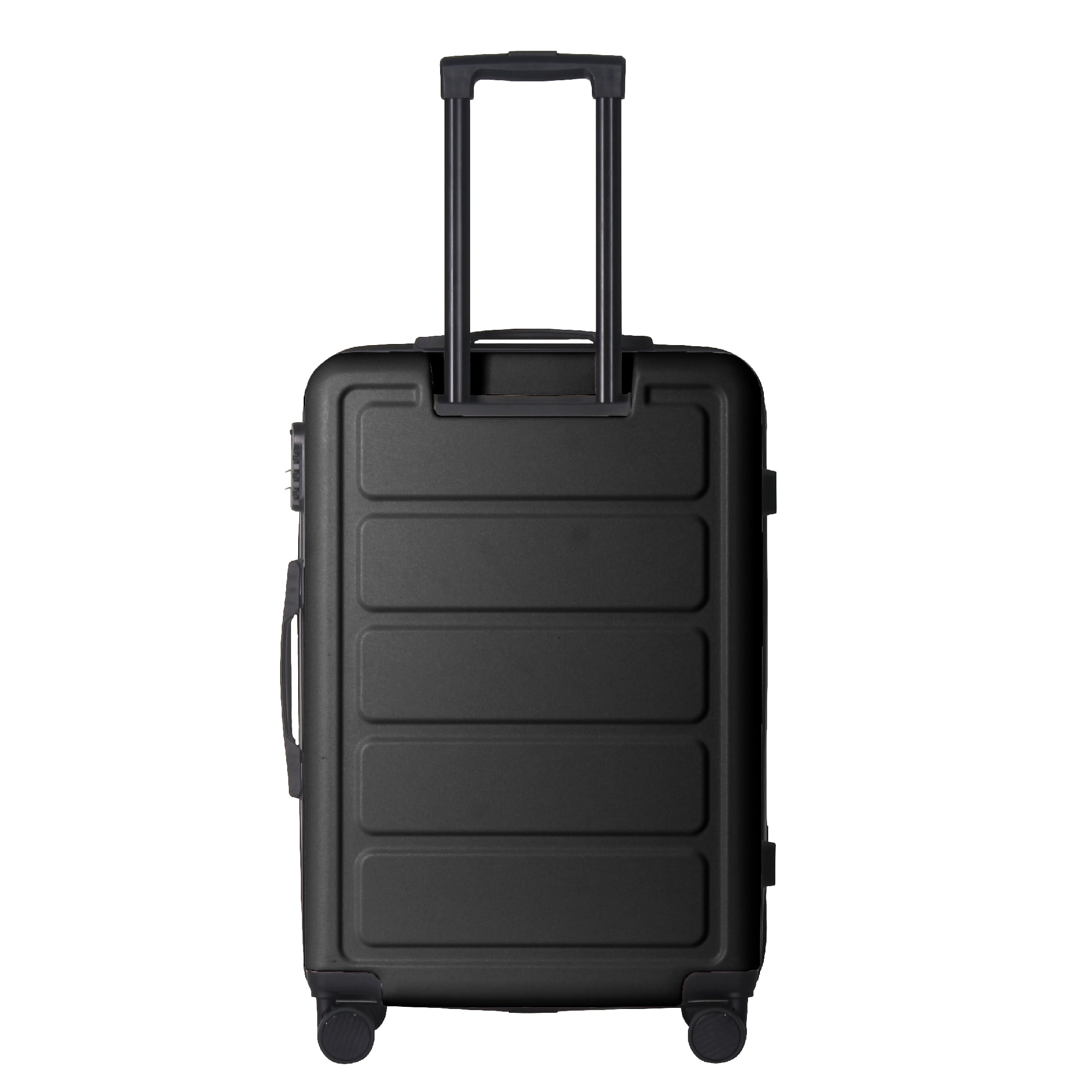 MAYEERTY 3-Piece ABS Luggage Set, Spinner Wheels, TSA Lock, Lightweight Suitcase, Black