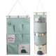 thumbnail image 1 of Puerta de almacenamiento colgante, bolsa de almacenamiento plegable de algodón ligero para colgar en la pared compatible con la puerta con ganchos Afortunado Sencillez, 1 of 5