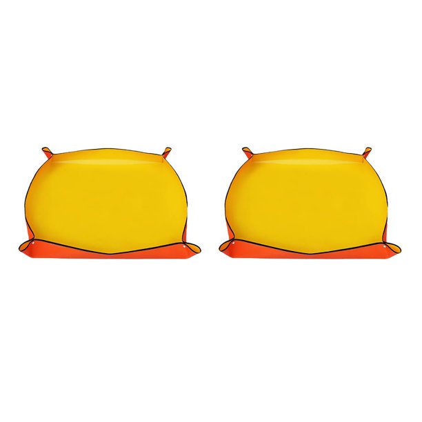 Estera para plantar Cateissary Naranja 66 cm * 66 cm 2piezas