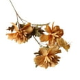 thumbnail image 2 of Twowood Fake Flower Decorative Colorful Attractive Three Heads Branch Fake Flower for Wedding, 2 of 10