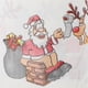 thumbnail image 3 of FELTECHELECTR Rollo de papel higiénico con temática navideña, estampado de dibujos animados, para festivales, cocina y baño (Papá Noel y alce), 3 of 7