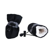 4Pcs/set Waterproof Winter Pet Dog Shoes Anti-Slip Rain Snow Boots Footwear Thick Warm for Small Cats Dogs Puppy Dog Socks Booties