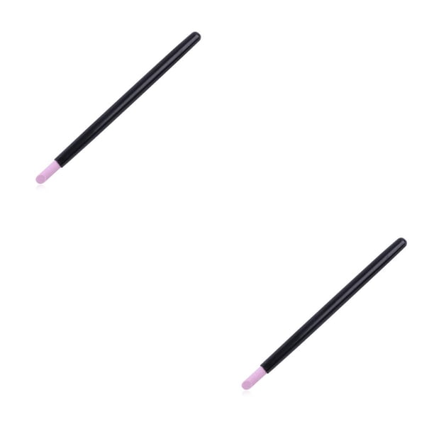 Minnieouse Bolígrafo de molienda, polvo para uñas, palillo para cutículas, herramientas de escultura, cepillo de manicura profesional de un solo extremo, Negro 1 Stück 2piezas Minnieouse CBP276511