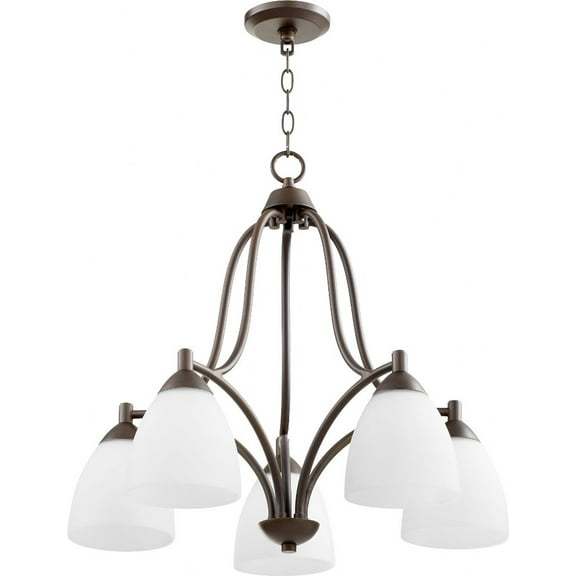 Quorum Lighting - Five Light Chandelier - Nook - Barkley - 5 Light Nook