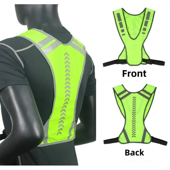 High Visibility Safety Highlight Reflective Night Motorcycle Cycling Vest Traffic Coat Night Running Working Reflective-Cloth