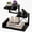 Black, variant on 3-Tier Wood Desk Shelf Organizer Riser, 12.6 Inch Compact Desktop Hutch Storage Display Stand Set