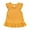 Yellow, variant on JoyHoop 0-6t Toddler Girls Ruffle Sleeve T Shirt Puff Short Sleeve Basic Tank Top Blouse Plain Solid Kids Casual Clothes