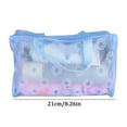 thumbnail image 3 of Women's Large Capacity Travel Toiletry Bag Transparent Floral Cosmetic Organizer with Thickened Portable Design, 3 of 7