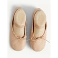 thumbnail image 2 of Justice Girls Ballet Shoes for Dance Class, Leather Sole with Adjustable Strap, Sizes 1-13, 2 of 3