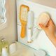thumbnail image 3 of Estante de baño acrílico de 3 agujeros | Organizador de pared for cepillos de pelo, organizador de tocador sin taladros for guardar peines y artículos de tocador, 3 of 6