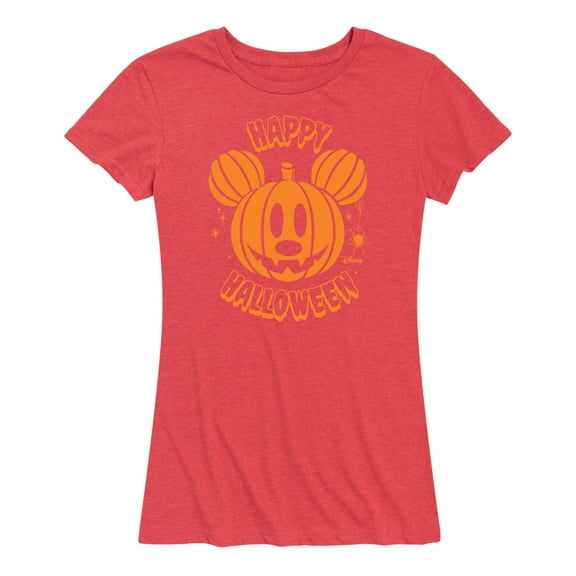 Mickey & Friends - Mickey's Pumpkin - Women's Short Sleeve Graphic T-Shirt