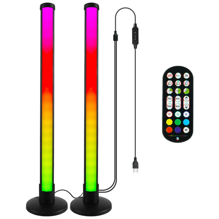 ZTOO 2Pcs Smart LED Light Bars, RGB Light Bars LED Lights for TV Ambient  Lighting, Gaming, Party, PC, Room Decor