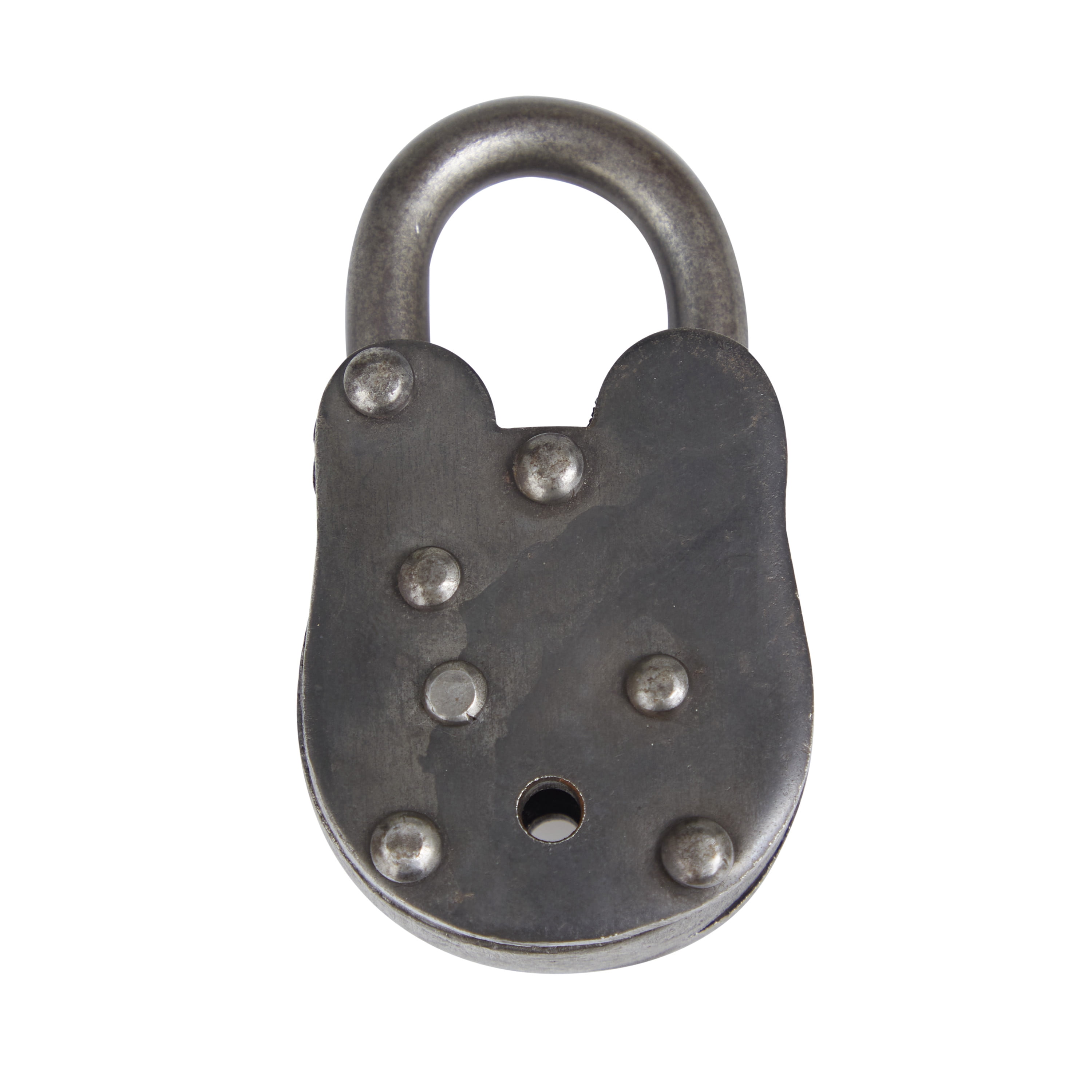 DecMode 2" Dark Gray Brass Lock And Key