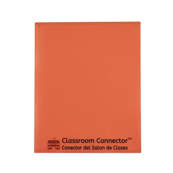 Carpetas de la escuela al hogar, conector C-Line para el aula, naranja