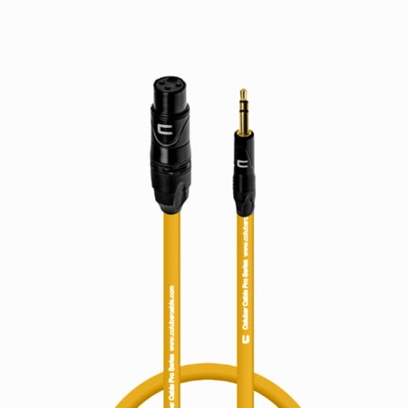 Coluber Cable Balanced XLR Female to 3.5 TRS Male - Audio Microphone Cable