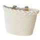 thumbnail image 1 of Cesta infantil para bicicleta, cesta delantera para bicicleta, bolsa de carga portátil decorativa fácil blanco, 1 of 9