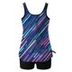 thumbnail image 5 of Trajes de baño Amzcrzy Tankini para mujer, trajes de baño, trajes de baño de dos piezas, bikini para mujer con estampado conservador y espalda con tiras, traje de baño multicolor, S, 5 of 5