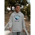 thumbnail image 2 of Surfing Time Shark Hoodie Juniors -Image by Shutterstock,  Small, 2 of 4