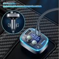 thumbnail image 4 of Bluetooth Adapter For Car, Wireless Fm Radio Transmitter, Handsfree Calling & Audio Receiver, Mp3 Music Player, Qc3.0 & Type-pd Usb Car Charger,7 Col, 4 of 4