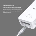 thumbnail image 2 of TP-LINK AV1200 1200 Mbit/s Ethernet Wifi Blanco 2 pieza(s) TP-Link TL-WPA8631P KIT, 2 of 7