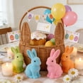 thumbnail image 4 of SeekLGT Handwoven Rattan Easter Basket Bunny With Handle Brown 6*8*12 in 1 Count, 4 of 5