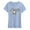 HEATHER CHAMBRAY BLUE, variant on Peanuts - Easter Egg Baseball Short Sleeve Graphic T-Shirt