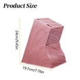 thumbnail image 3 of MOQIN Universal Knife Block without Knives, Wood & Plastic Stand for Utensils | Countertop Storage Rack | Knife Block Organizer | Space Saver | Modern Kitchen Accessories, 3 of 5