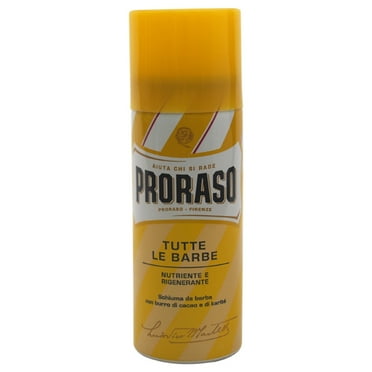 Nourishing And Regenerating Shaving Foam With Cacao Butter & Shea Butter by Proraso for Men - 1.69 oz Shaving Foam