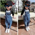 thumbnail image 3 of Baby Boy Girl Jean Overalls Toddler Denim Cute Workwear, 3 of 7