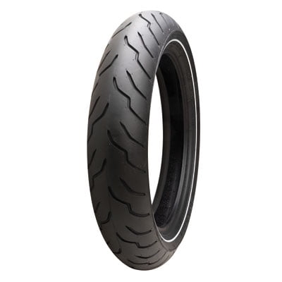 Dunlop American Elite Front Motorcycle Tire MT90B-16 (72H) Narrow White Wall for Harley-Davidson Softail Heritage Classic 114 FLHCS 2018