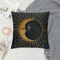 thumbnail image 2 of Qinduosi Throw Pillow Covers and Over Blue Black Decor Pillow Cases Home Decorative Square Pillowcases White, 2 of 5