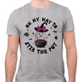 thumbnail image 2 of On My Way to Stir the Pot Shirt Unisex Medium Grey, 2 of 5