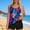 A157 Purple, variant on Xdegoge Swimsuits for Women Scoop Neck Mid Rise Boyshorts Tankini Sets Two Piece Bathing Suits Smooth Tropical Floral Print Tummy Control Modest Summer Vacation