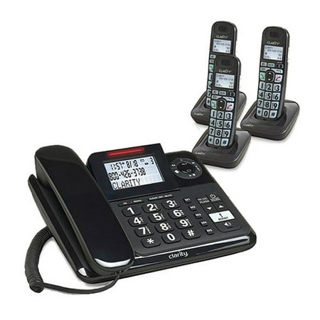 Clarity 53727.000 E814CC Moderate Hearing Loss Phone and 2 E814HS