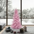 thumbnail image 4 of Vickerman 6.5' Pink Fir Artificial Christmas Tree, Unlit, 4 of 4