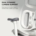 thumbnail image 4 of SIHOO Doro S100 Ergonomic Office Chair - with Dual Dynamic Lumbar Support, 5-Level Adjustable Backrest, 4D Coordinated Armrests, 135-degree Max. Recline Angle White, 4 of 13