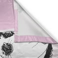 thumbnail image 3 of Ambesonne Animal Kitchen Curtains, Cats Kittens, 55"x45", Pale Pink Hot Pink, 3 of 3