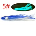 thumbnail image 6 of 5Pcs 120Mm Luminous Octopus Lure Squid Rubber Fishing Trout Swing Lures Squid Soft Baits Carp Fishing Lure Accessories Pesca 13 Fangkenuo, 6 of 9
