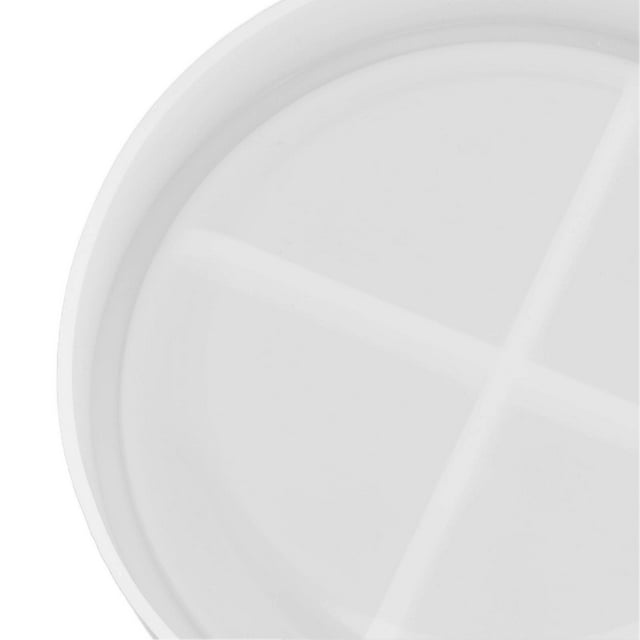 Silicone Mold DIY Small Round Plate Dripping Mold Tray Round Storage Box Setting Table