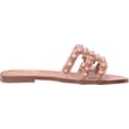 thumbnail image 6 of Sam Edelman Bay Misty Rose Round Toe Slip On Leather Strap Flat Slide Sandals (Misty Rose, 8.5), 6 of 6
