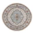 thumbnail image 3 of Unique Loom Nyla Collection Area Rug - Winner (7' Round Ivory/Dark Gray), 3 of 7