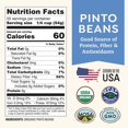 thumbnail image 2 of Organic Dried Pinto Beans 5lb Bulk by Doudlah Farms - Farmed From Regenerative Soil | Vegan, Non-GMO, Grown In USA | Fiber & Protein for Soups, Burritos, Salads, and More!, 2 of 9