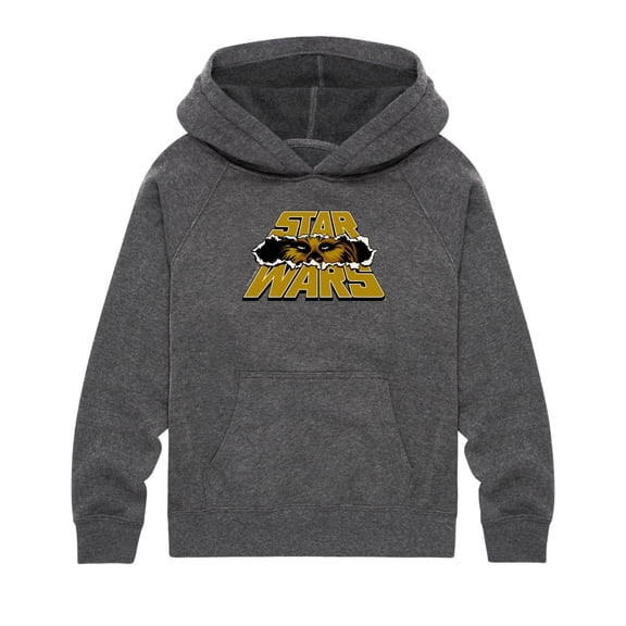 Star Wars - Chewbacca Logo Rip - Youth Boys Fleece Hoodie Sweatshirt