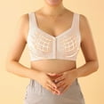 thumbnail image 3 of Patlollav Womens Bras,Womens Comfortable Adjustable Front Open Buckle Plus Size Breathable Bra Underwear, 3 of 5