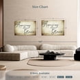thumbnail image 4 of Elephant Stock Amazing Grace Script Wall Art - Horizontal Canvas Wall Art - Living Room Wall Decor - Inspirational And Typography Canvas - Beige And Brown Decor - 48" x 32", 4 of 8